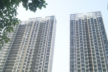Obraz premium Newly completed residential buildings