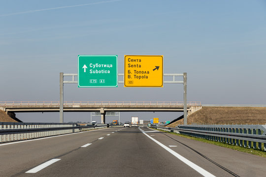 Autobahn A1 Serbien