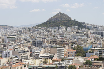 Panoramic view of Athens, Greece