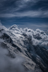Mountains in the clouds