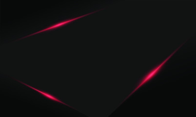 Fototapeta premium Red light triangle effect sci-fi background