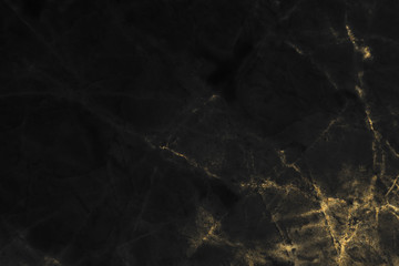 Black and gold marble texture design for cover book or brochure, poster, wallpaper background or realistic business and design artwork.
