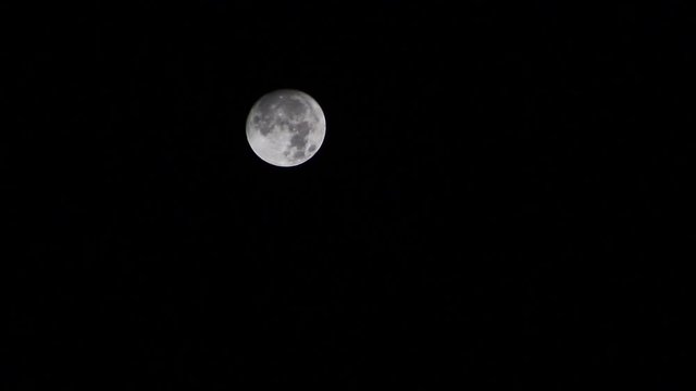 Full Moon Timelape at Night