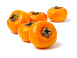 persimmon on a white background 