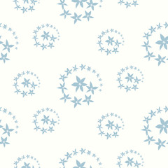 Fashionable pattern in small flowers. Floral seamless background for textiles, fabrics, covers, wallpapers, print, gift wrapping and scrapbooking. Raster copy.
