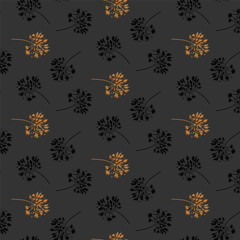 Fashionable pattern in small flowers. Floral seamless background for textiles, fabrics, covers, wallpapers, print, gift wrapping and scrapbooking. Raster copy.