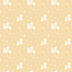 Fototapeta na wymiar Seamless christmas tree pattern. Background merry christmas textiles, fabrics, cotton fabric, covers, wallpaper, print, gift wrapping, postcard, scrapbooking. Raster copy.