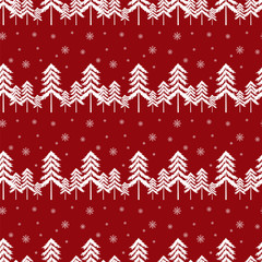 Seamless christmas tree pattern. Background merry christmas textiles, fabrics, cotton fabric, covers, wallpaper, print, gift wrapping, postcard, scrapbooking. Raster copy.