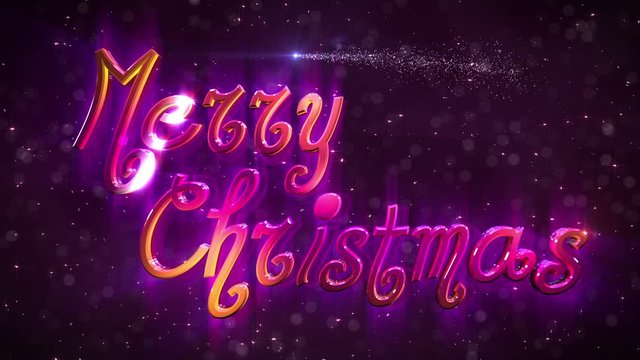 Merry Christmas loopable background