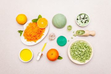 Healthy self-care. Minimalist organic lifestyle. Comfort and natural pharmacy