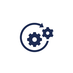 Operation, project icon on white