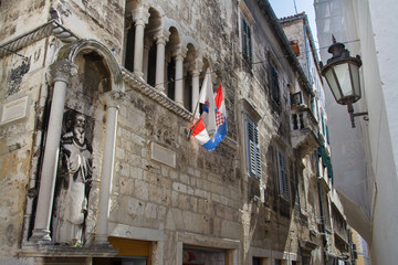 stare miasto Split w Chorwacji