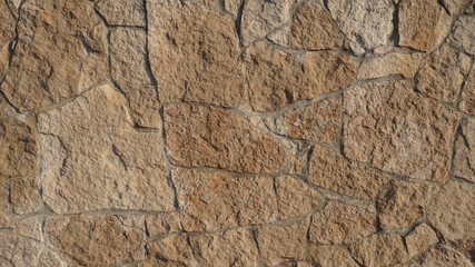 Background, rubble stone, fir, tree, ancient stones, ancient wall, granite stone