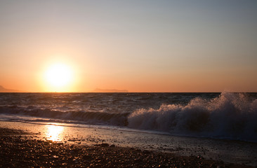Sonnenuntergang auf Kreta