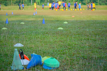 Kid Grass roots soccer training session