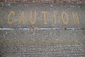 sign of caution 
