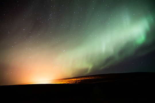 Northern Lights In North Iceland