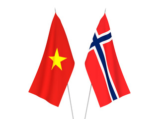 Norway and Vietnam flags