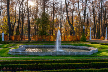  Park Branickich jesienią, Wersal Podlasia, Białystok, Podlasie, Polska
