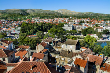 stare miasto Trogir w Chorwacji, panorama
