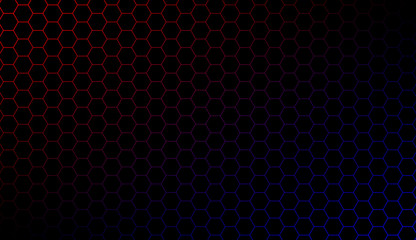 Dark background, red-blue tones, vector.