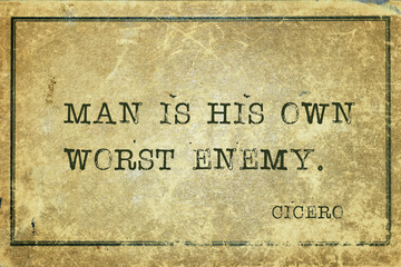 own enemy Cicero