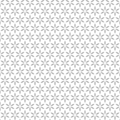 Flower pattern, white background, vector.