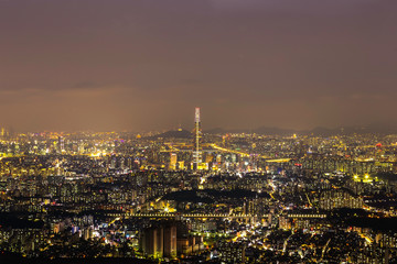 Obraz premium city at night