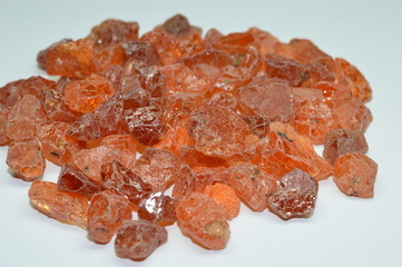 Spessartine natural raw gemstones