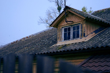 Wooden house in Poland