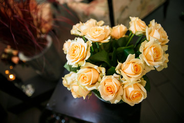 stunning beautiful flowers for a top event, flowers decorating your holiday and Christmas