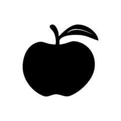 apple icon vector flat design
