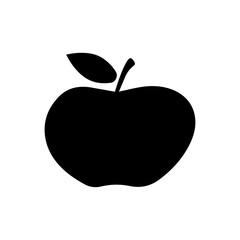apple icon vector flat design