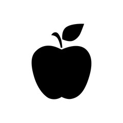 apple icon vector flat design
