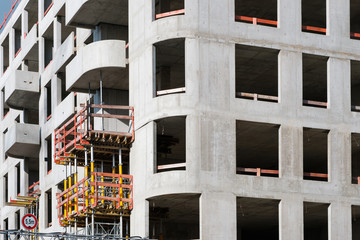 construction site of new building - real estate industry