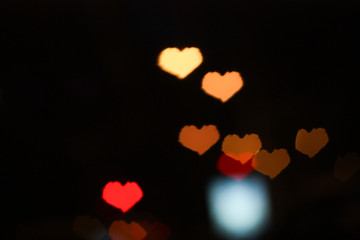 Heart background boke photo