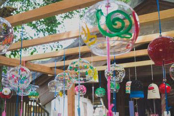 沢山の風鈴（横）