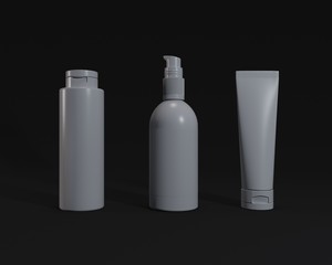 Cosmetics bottles