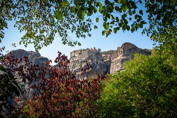 Sunset in Meteora Monasteries
