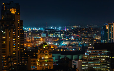 Fototapeta premium View of San Francisco's highways at night