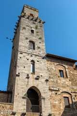Fototapeta na wymiar San Gimignano Siena Tuscany Devil's Tower