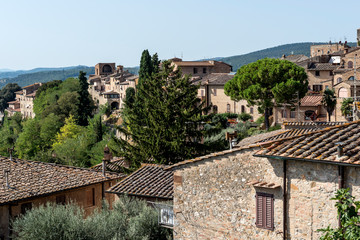 Fototapeta na wymiar View San Gimignano Siena Tuscany