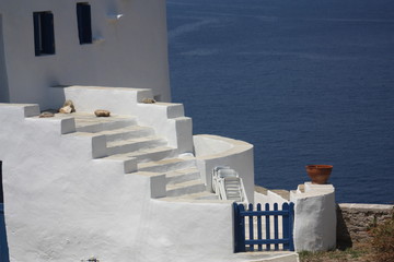 Greece, Sifnos, picturesque aegean island with beautiful architecture