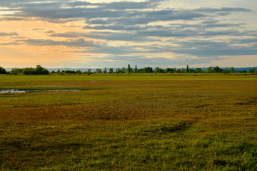 Abendstimmung am Geiselsteller bei Illmitz  Neusiedler See bei Illmitz im Nationalpark Neusiedler See, Burgenland, Österreich
