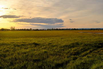 Abendstimmung am Geiselsteller bei Illmitz  Neusiedler See bei Illmitz im Nationalpark Neusiedler...