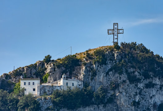 St. Cross Church of Cava de Tirreni village, Italy