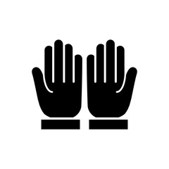Obraz premium Praying hand icon