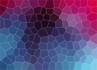 Abstract Multicolor Broken Stained Glass Background Effect in Illustration Texture Design