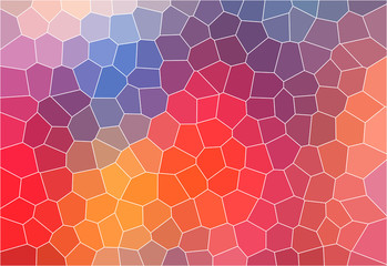 Abstract Multicolor Broken Stained Glass Background Effect in Illustration Texture Design