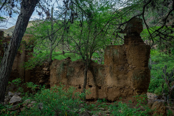 PEASANT HOUSE RUINS MADE OF BAREQUE